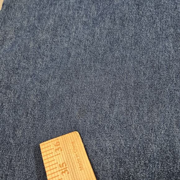 Vintage Erika Denim Dress Womens Large Jumper Blue Floral Modesty 90s Prairie - Picture 7 of 16